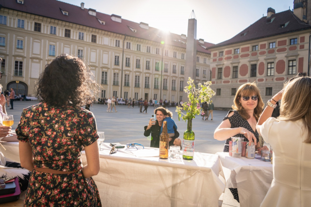 Main photography of project Long table around st. Vitus Cathedral