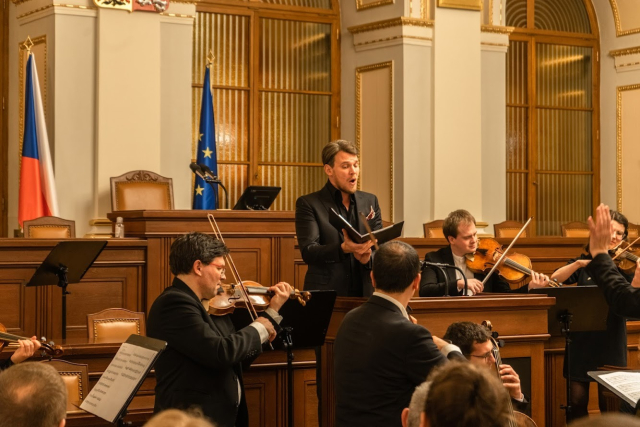 Main photography of project Public Hearing of Mozart and Mysliveček