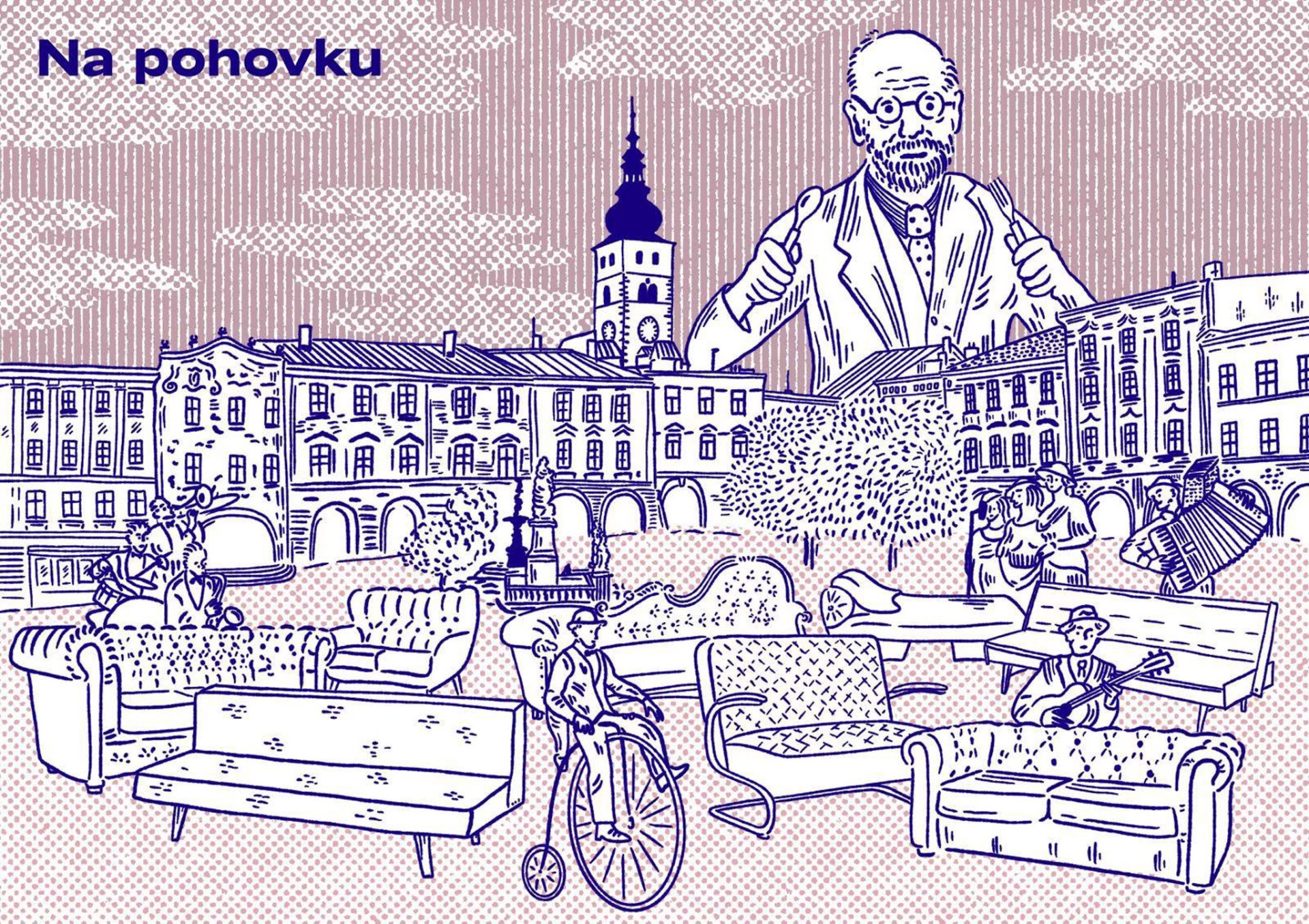 Fotografie 7 projektu NA POHOVKU / oslava narozenin Freuda